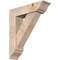 Ekena Millwork Traditional Traditional Smooth Bracket w/ Offset Brace, Douglas Fir, 7 1/2"W x 28"D x 32"H BKT0806X28X32TRA01SDF - alternate 1